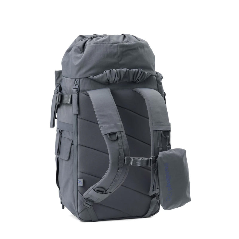 Blok Medium Backpack crinkle grey pinqponq