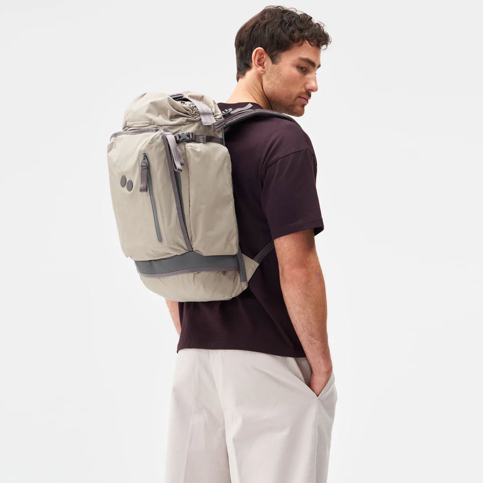 Komut Medium Backpack pure taupe PPC-KOM-001-70048G pinqponq