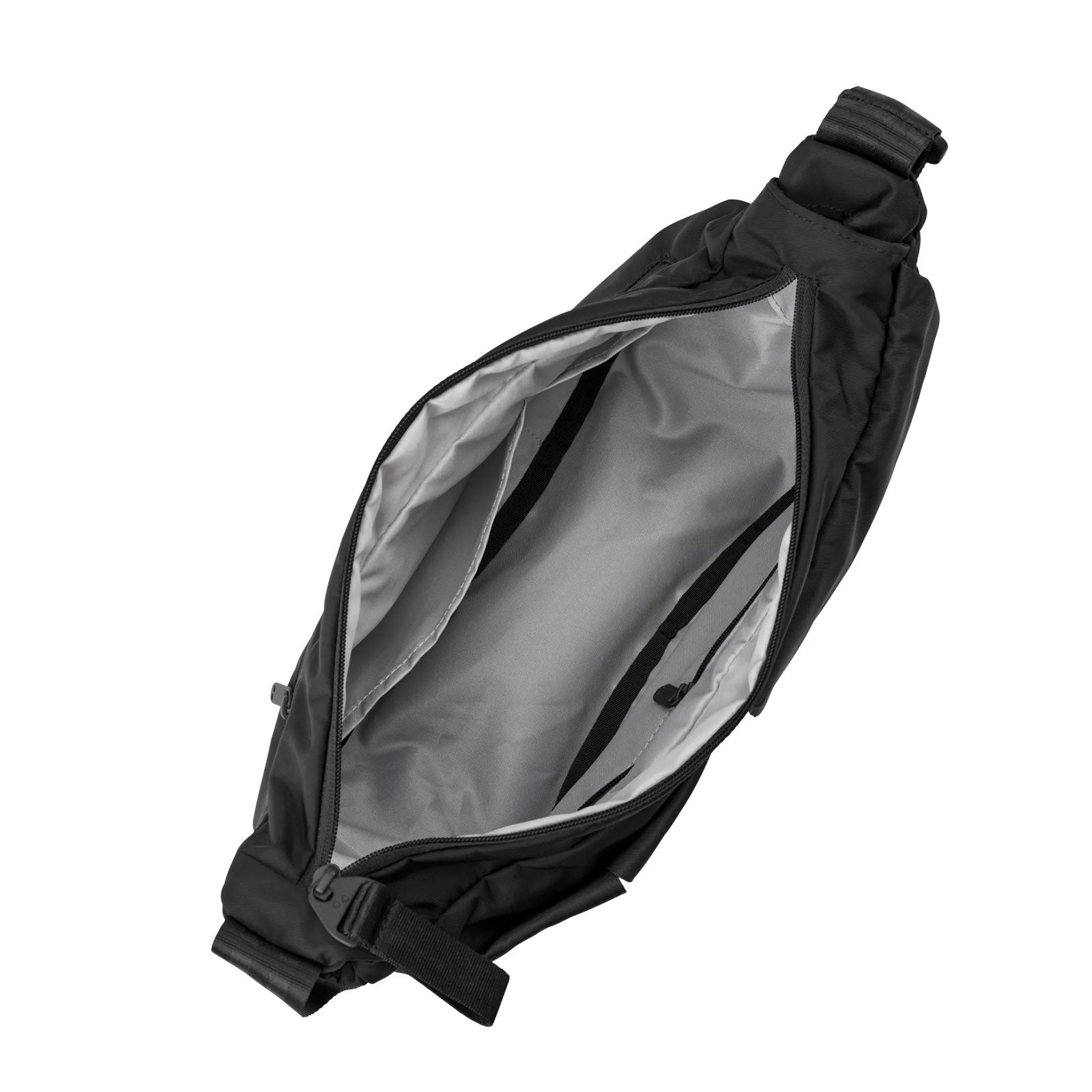 Krumm Large Changeant Crossbody Bag glazed black pinqponq