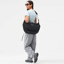 Krumm Large Crossbody Bag crinkle black pinqponq