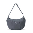 Krumm Large Crossbody Bag crinkle grey pinqponq