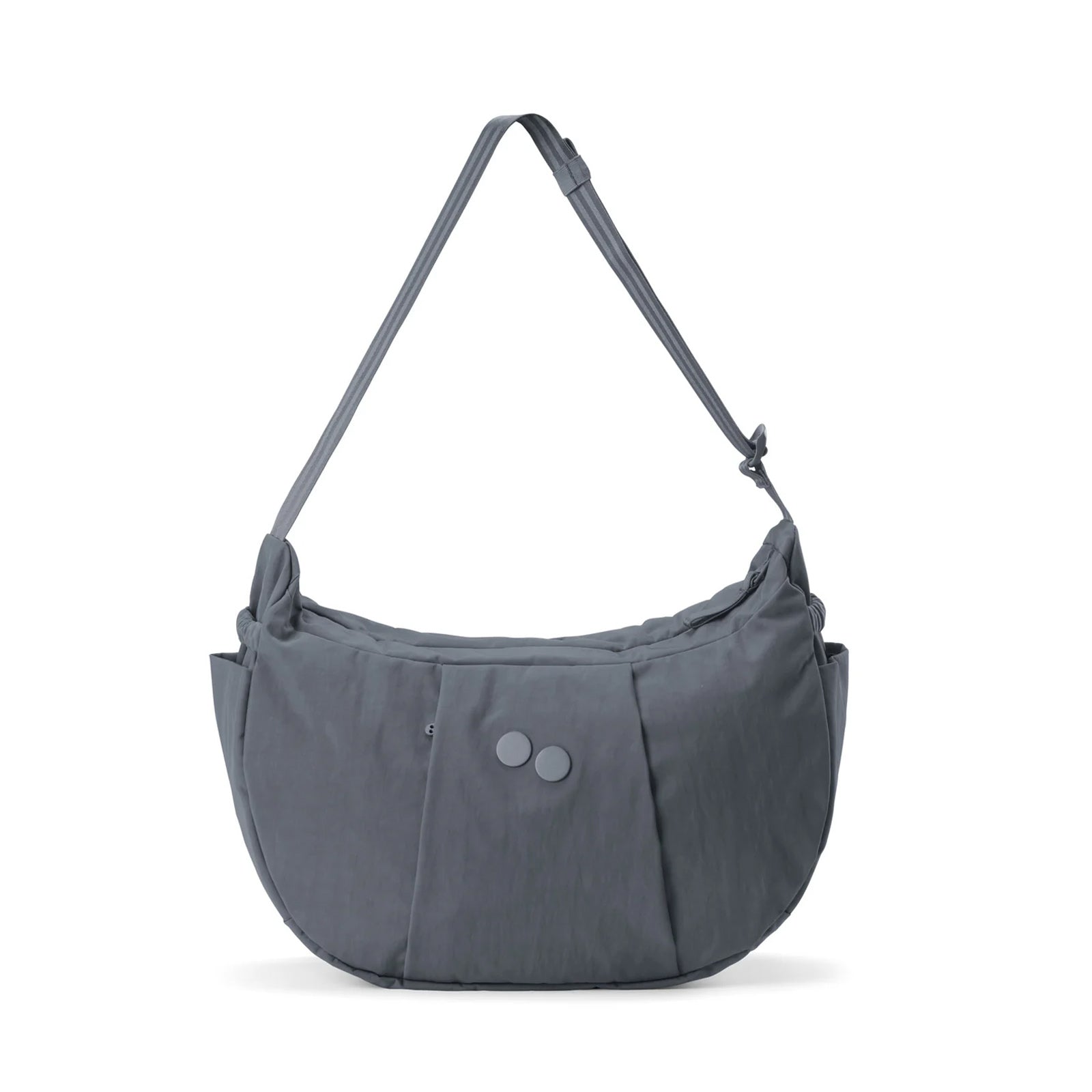 Krumm Large Crossbody Bag crinkle grey pinqponq