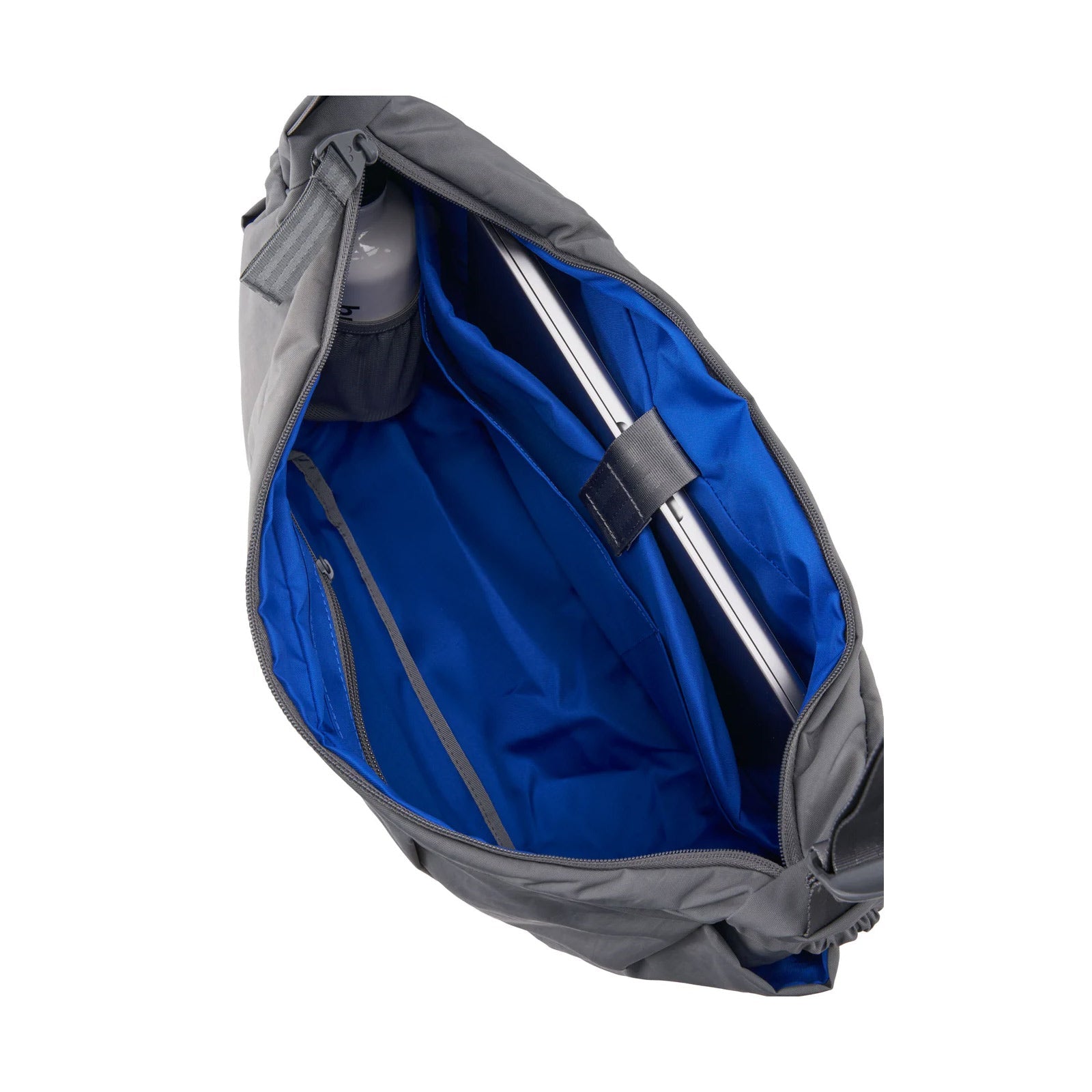 Krumm Large Crossbody Bag crinkle grey pinqponq