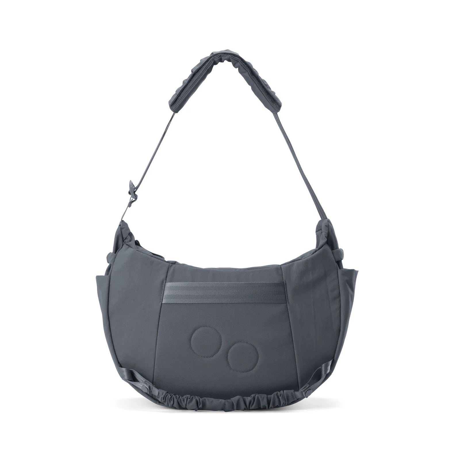 Krumm Large Crossbody Bag crinkle grey pinqponq