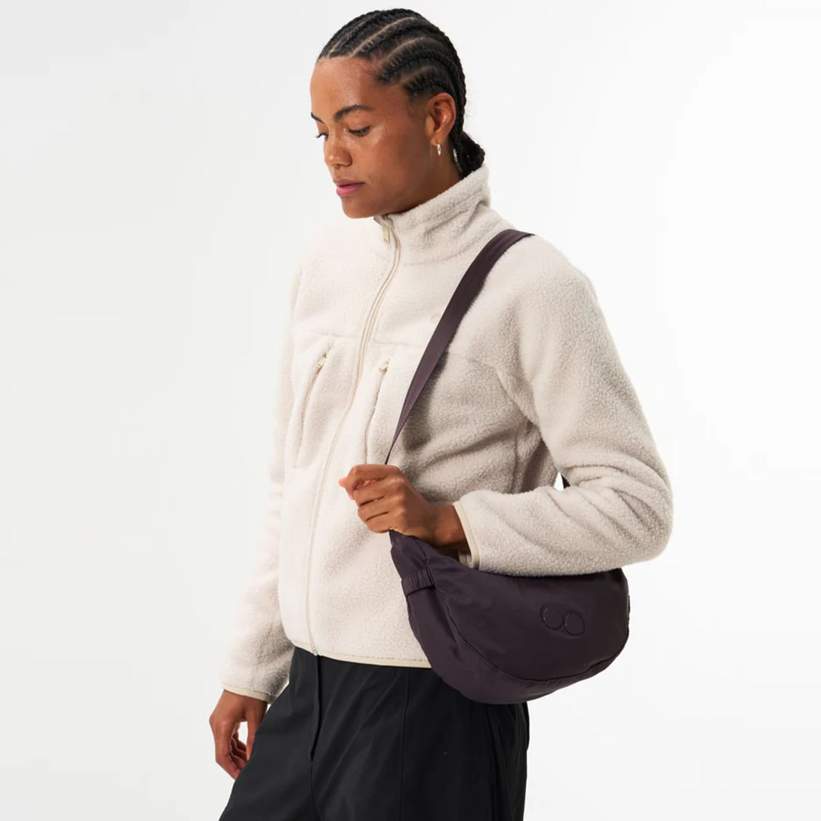 Krumm Small Crossbody Bag pure plum