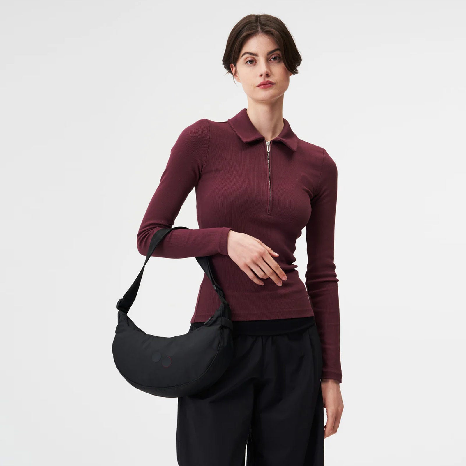 Krumm Small Crossbody Bag rooted Black pinqponq