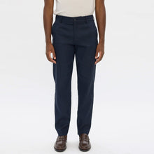 AlvinPL 769 Pants navy linen Plain Units