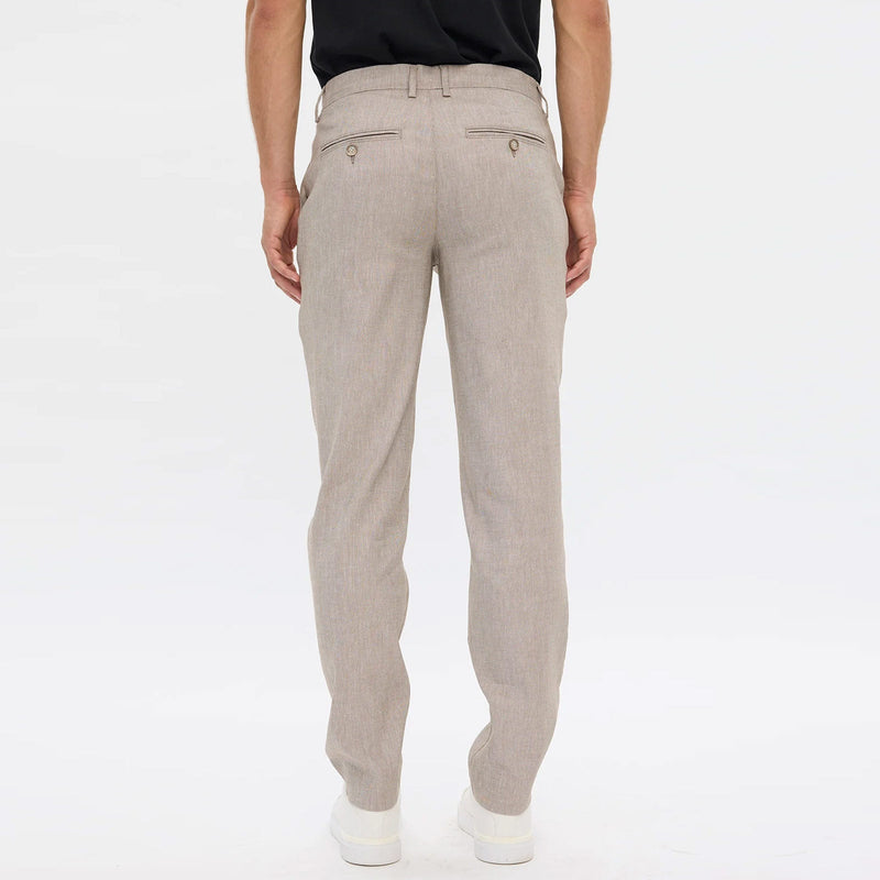 AlvinPL 769 Pants walnut linen Plain Units