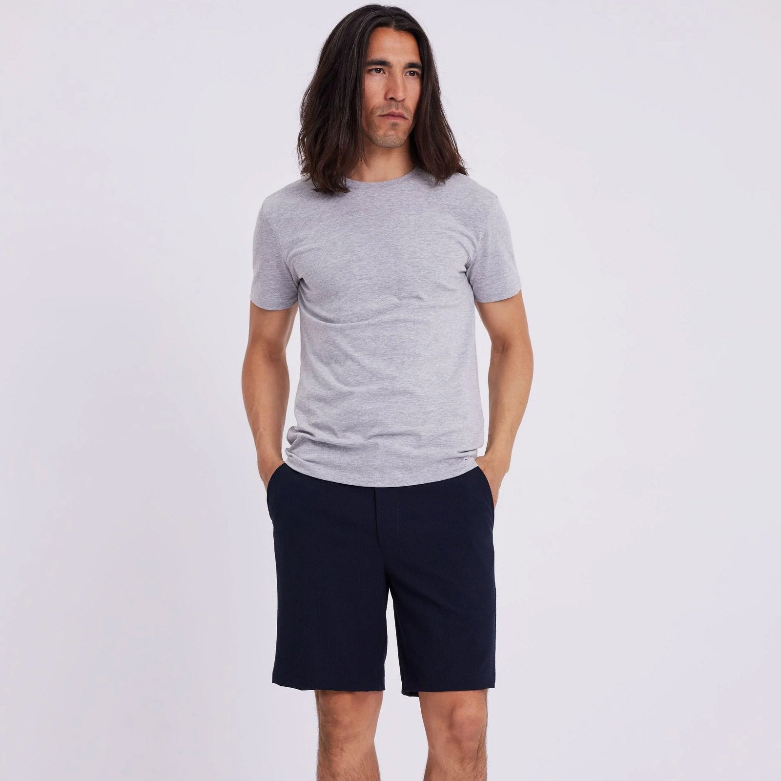 TheoPL Shorts 310 navy wave Plain Units