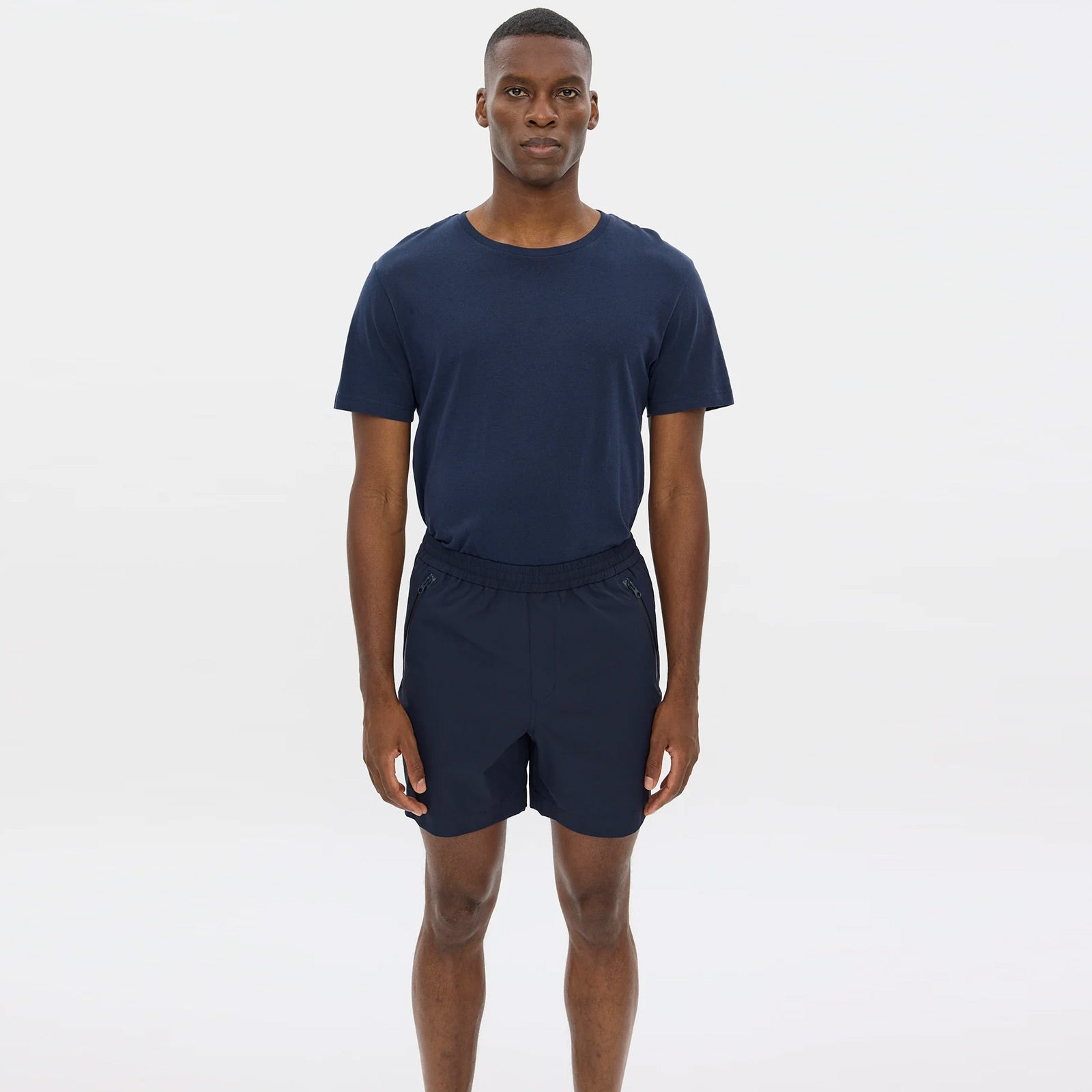 TuriPL Zip Shorts 120 navy Plain Units