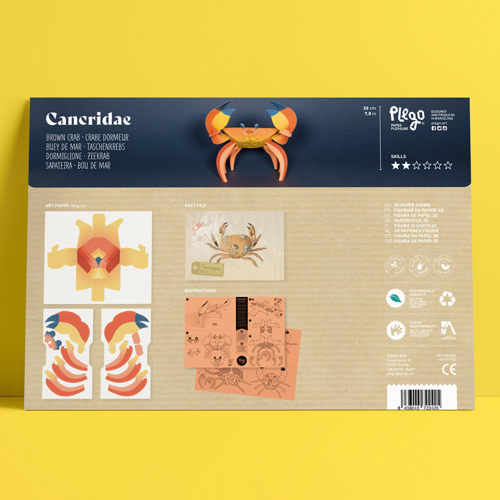 Cancridae Paper Figure Kit Plego Paper