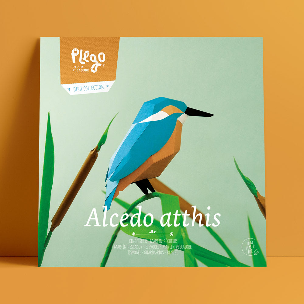 Alcedo Atthis Paper Figure Kit Plego Paper