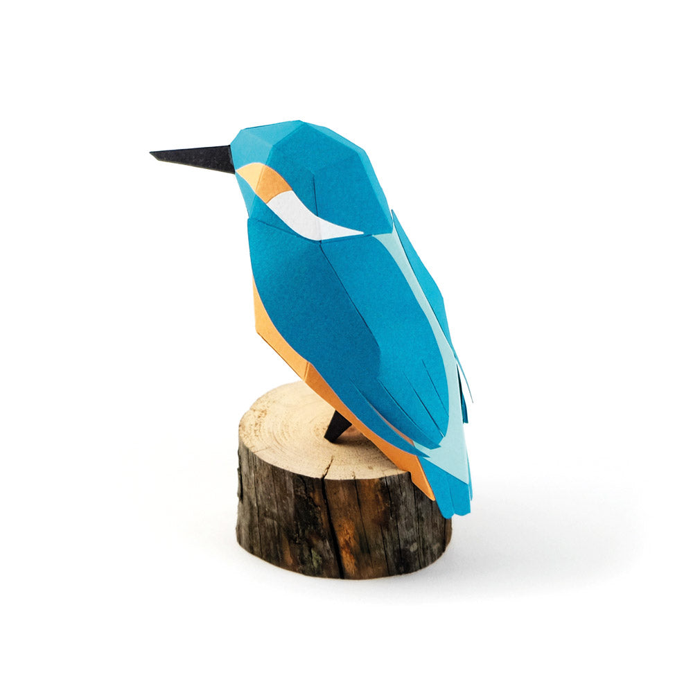 Alcedo Atthis Paper Figure Kit Plego Paper