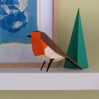 Erithacus Rubecula Paper Figure Kit