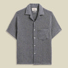 Agora S/S Shirt navy Portuguese Flannel