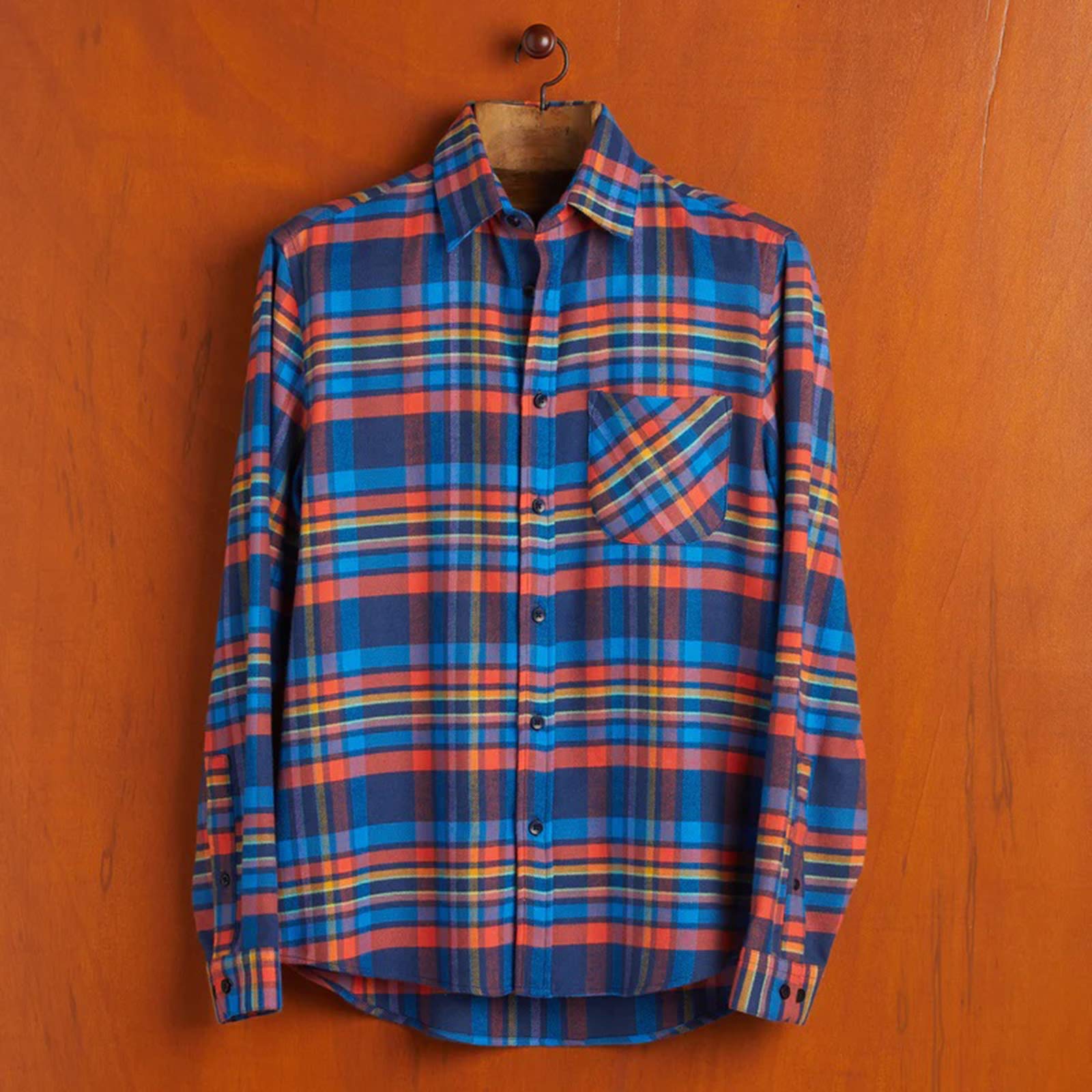 Basti Flannel Shirt multi/blue