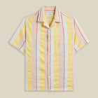 Boat S/S Shirt yellow stipes Portuguese Flannel