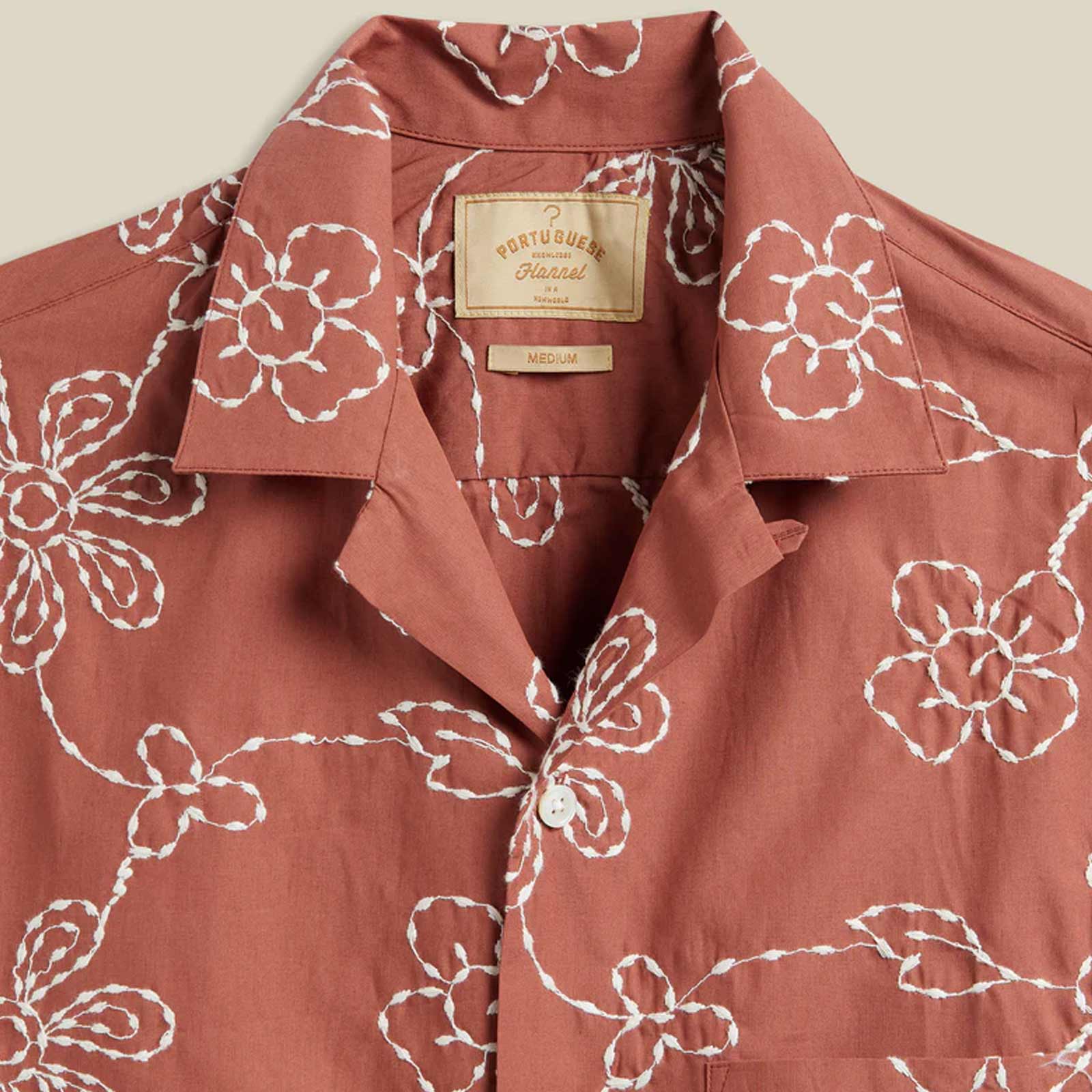Compota S/S Shirt terracotta Portuguese Flannel