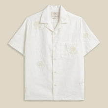 Embroidery Flowers S/S Shirt ecru Portuguese Flannel