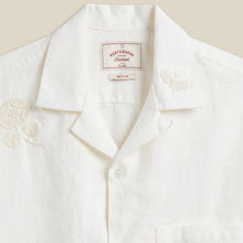 Embroidery Flowers S/S Shirt ecru Portuguese Flannel