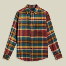 Fasema Flannel Shirt green/yellow check