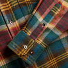 Fasema Flannel Shirt green/yellow check