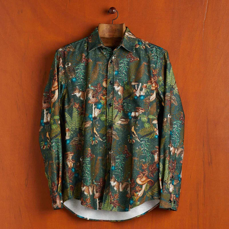 Fauna Print Shirt print/green