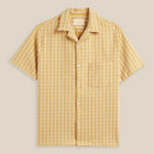 Flower Polen S/S Shirt yellow Portuguese Flannel