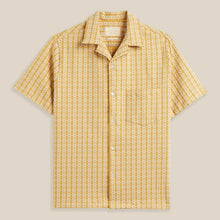 Flower Polen S/S Shirt yellow Portuguese Flannel