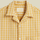Flower Polen S/S Shirt yellow Portuguese Flannel