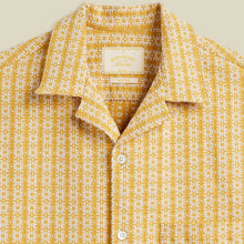 Flower Polen S/S Shirt yellow Portuguese Flannel