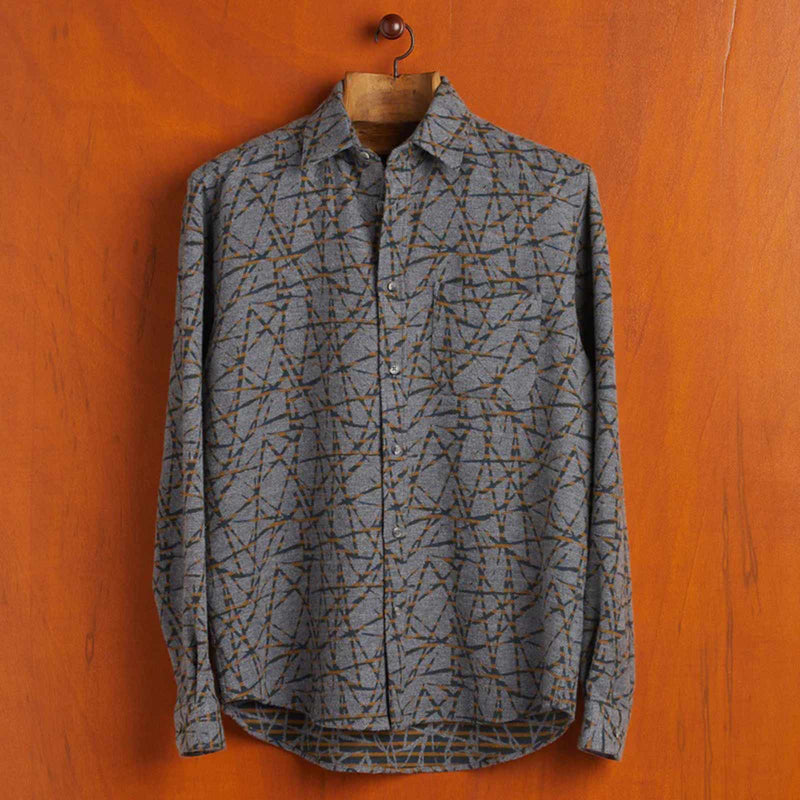 Groove Print Shirt green