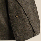 Labura Herringbone Wool Overshirt brown