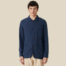 Labura Linen OverShirt navy