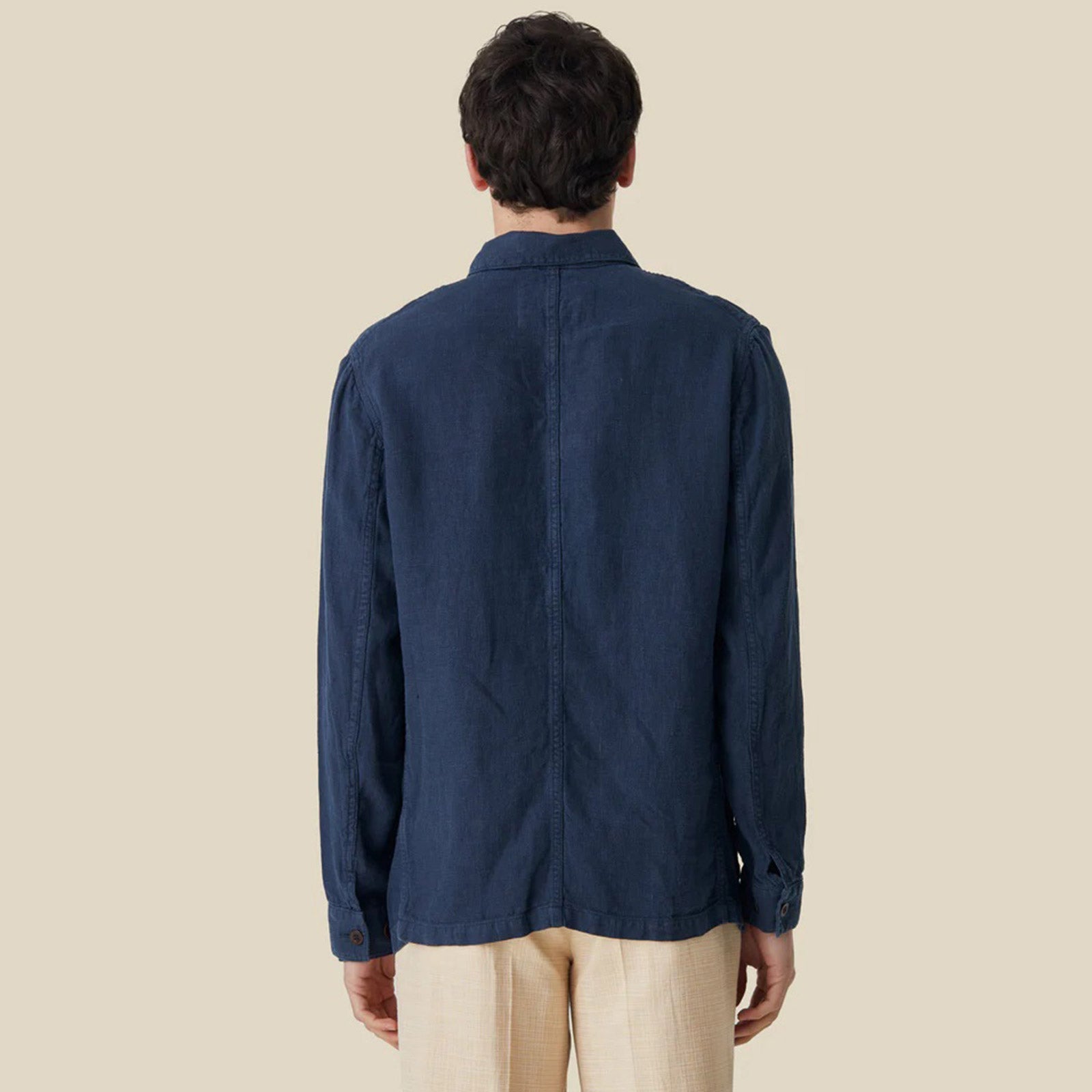 Labura Linen OverShirt navy