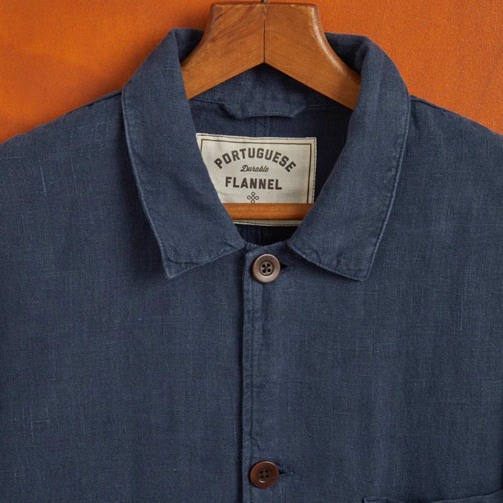 Labura Linen OverShirt navy