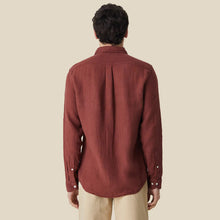 Linen Shirt bordeaux