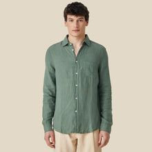 Linen Shirt dry green