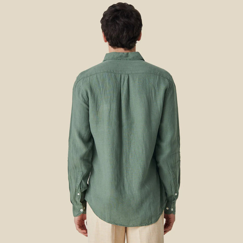 Linen Shirt dry green