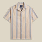 Lousada S/S Shirt sand/blue Portuguese Flannel