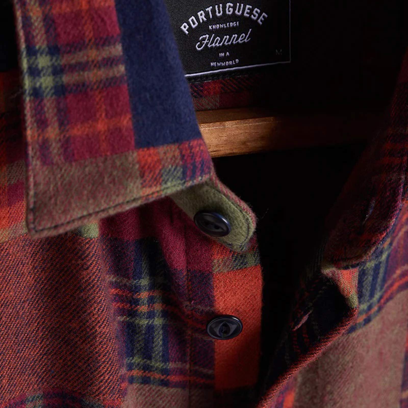 OG Patchwork Flannel Shirt multi/red