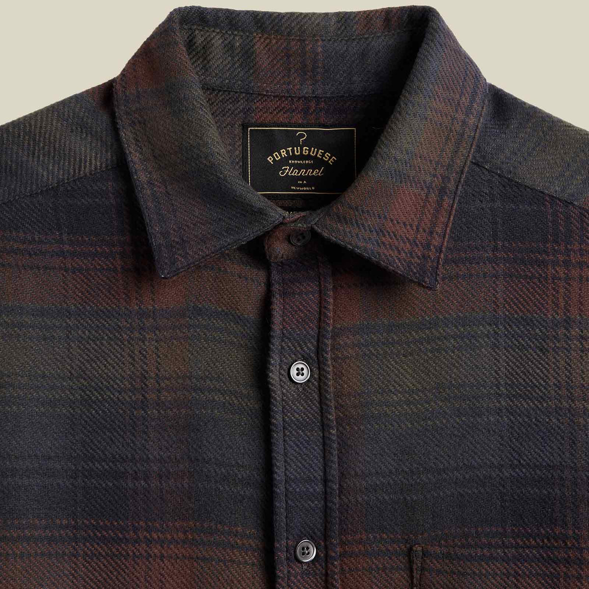 Old Pine Flannel Shirt green/brown/blue check