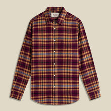 Ruiva Plaid Flannel Shirt berry check Portuguese Flannel