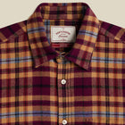 Ruiva Plaid Flannel Shirt berry check Portuguese Flannel