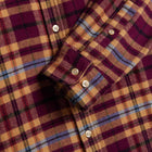 Ruiva Plaid Flannel Shirt berry check Portuguese Flannel