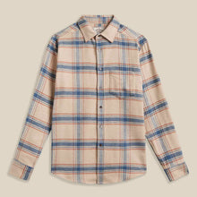 Serena Flannel Shirt natural/blue/rust check
