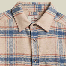 Serena Flannel Shirt natural/blue/rust check