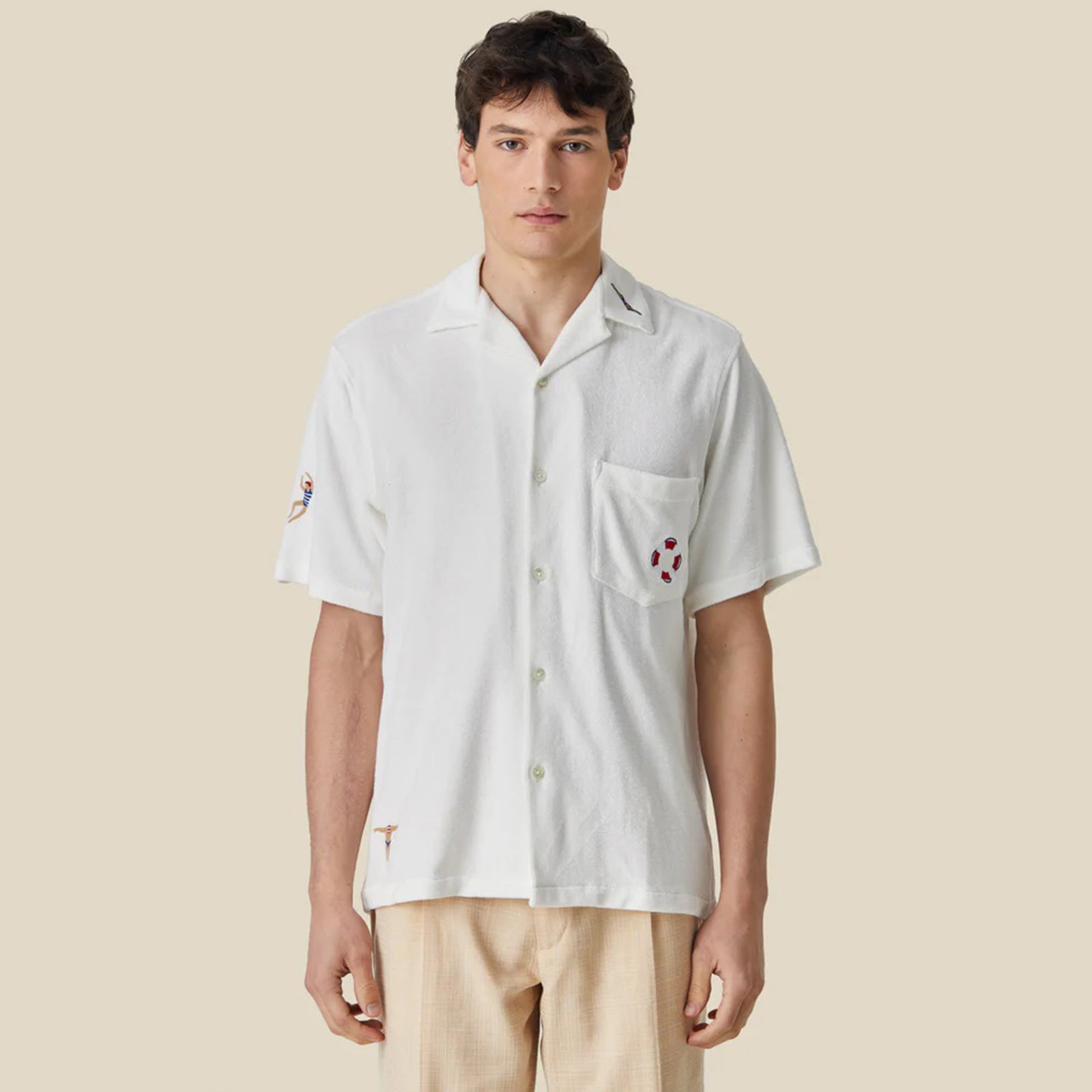 Swim Club Shirt ecru