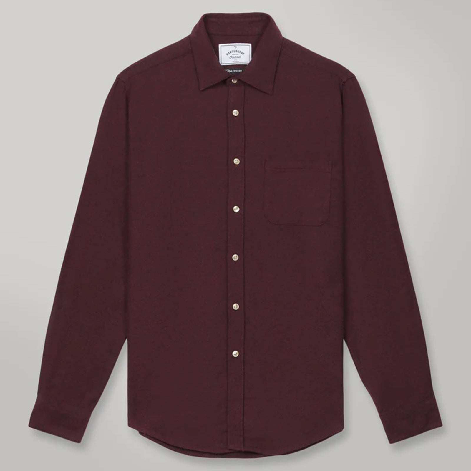 Teca Flannel Shirt bordeaux