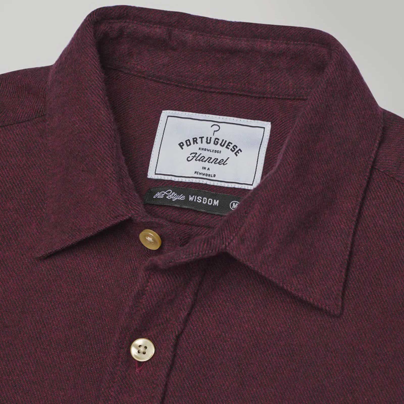 Teca Flannel Shirt bordeaux